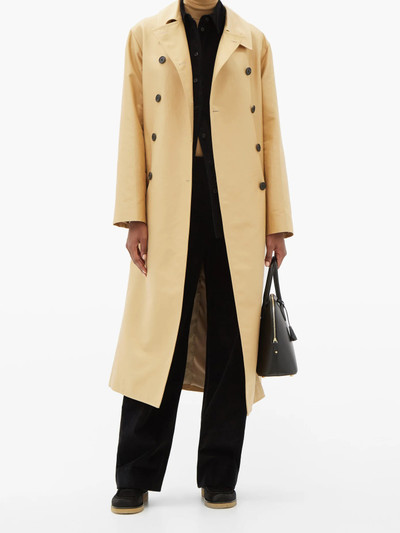 The Row Philpa double-breasted cotton-blend trench coat outlook