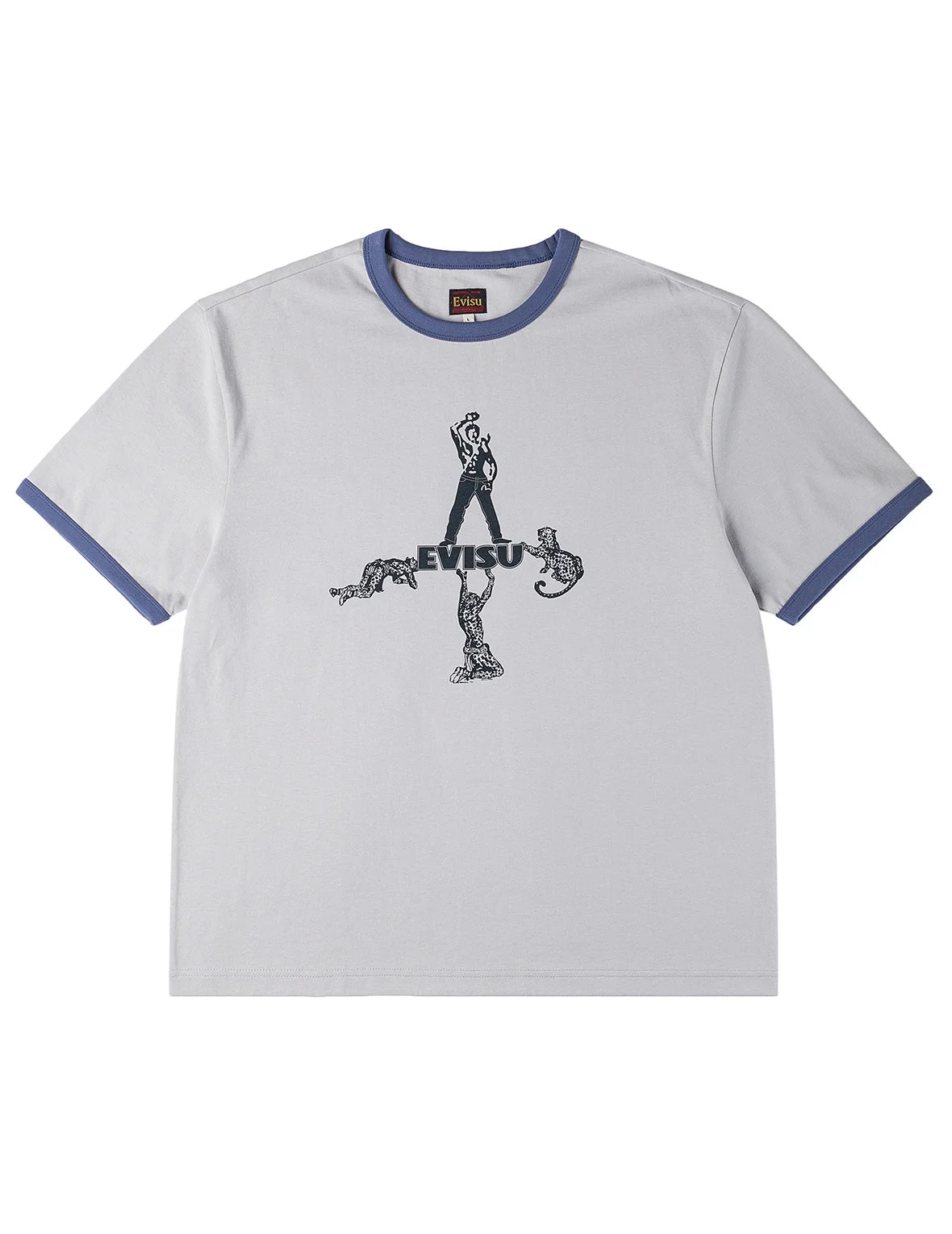 Miner and Leopard Ringer T-shirt - 1
