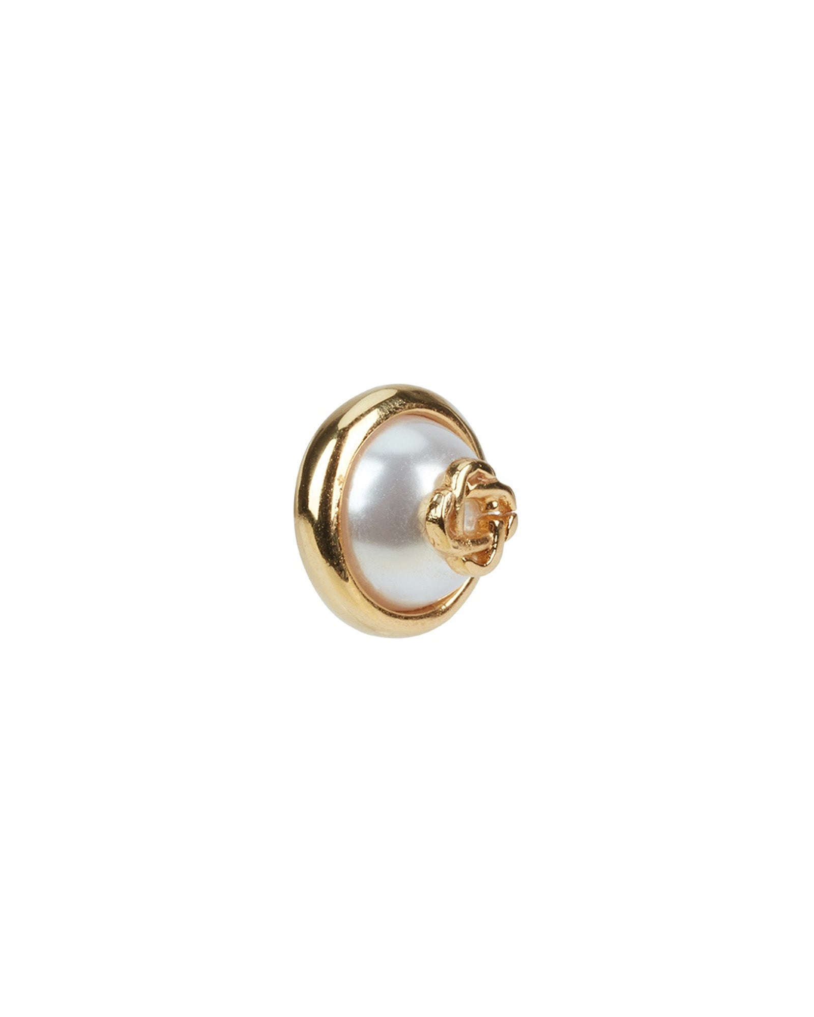 Pearl Logo Stud Earrings - 2