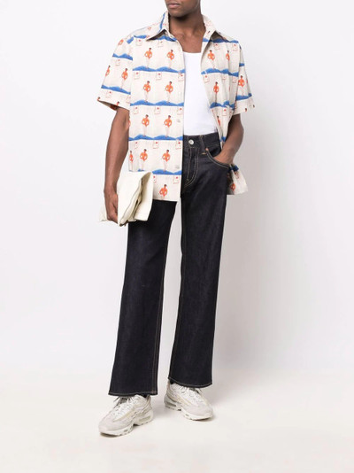 Junya Watanabe MAN mid-rise straight jeans outlook