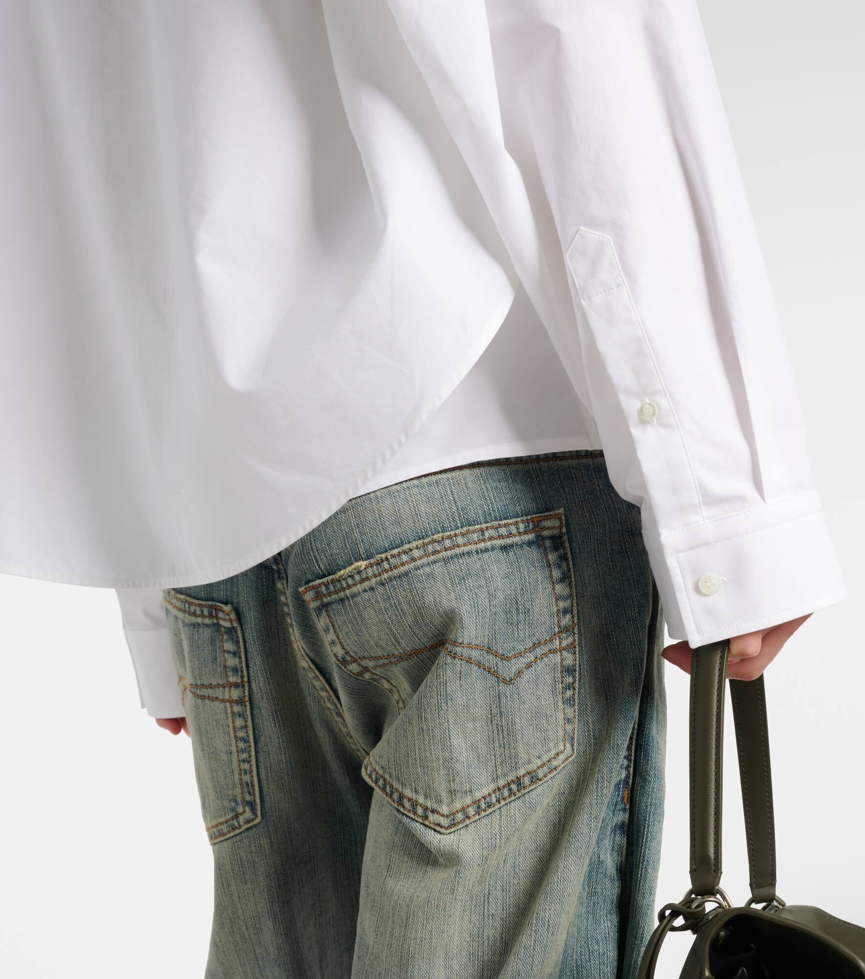 Cotton poplin shirt - 5