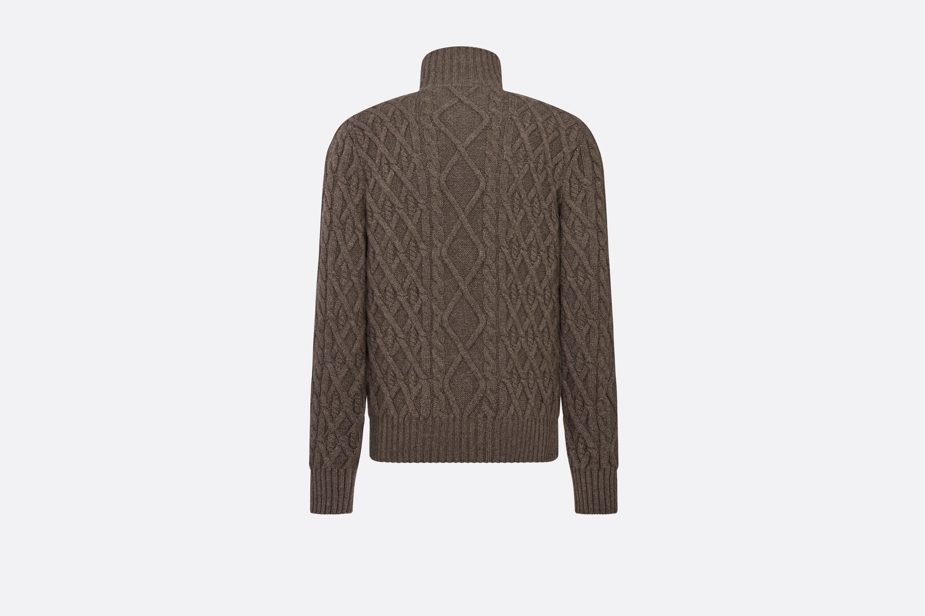 Stand Collar Sweater with CD Signature - 2