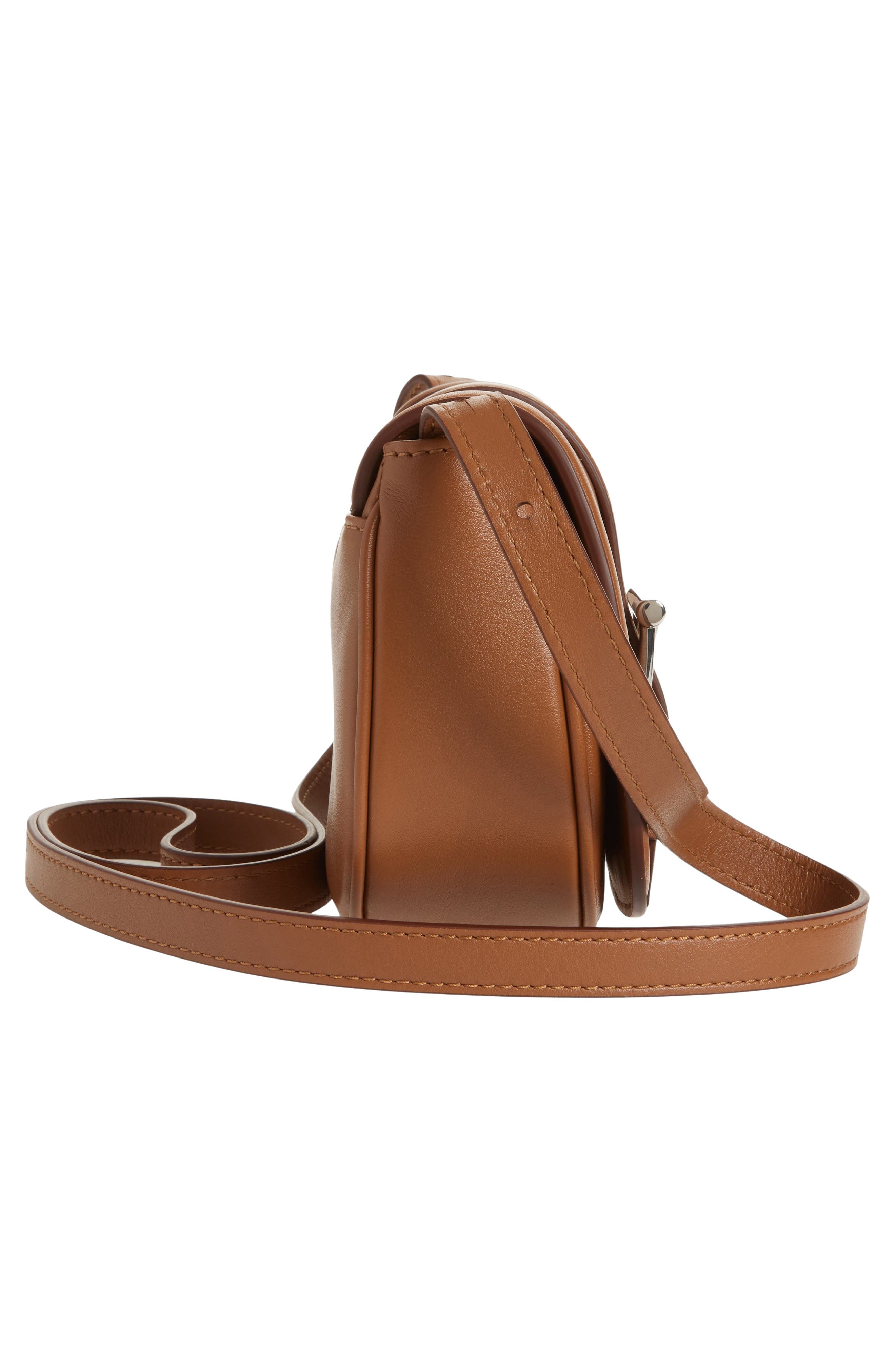 McQueen Mini T-Bar Shoulder Bag in Tan Silver at Nordstrom - 6