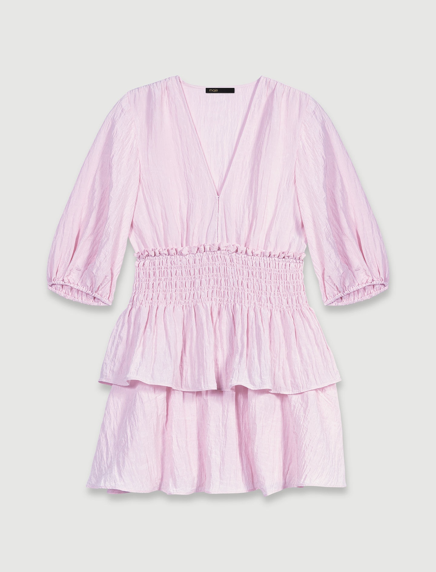 Short ruffled dress - 1