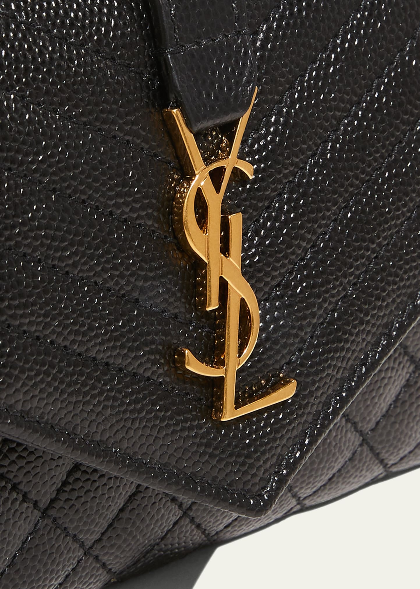 Small Quilted YSL Envelope Wallet - 5