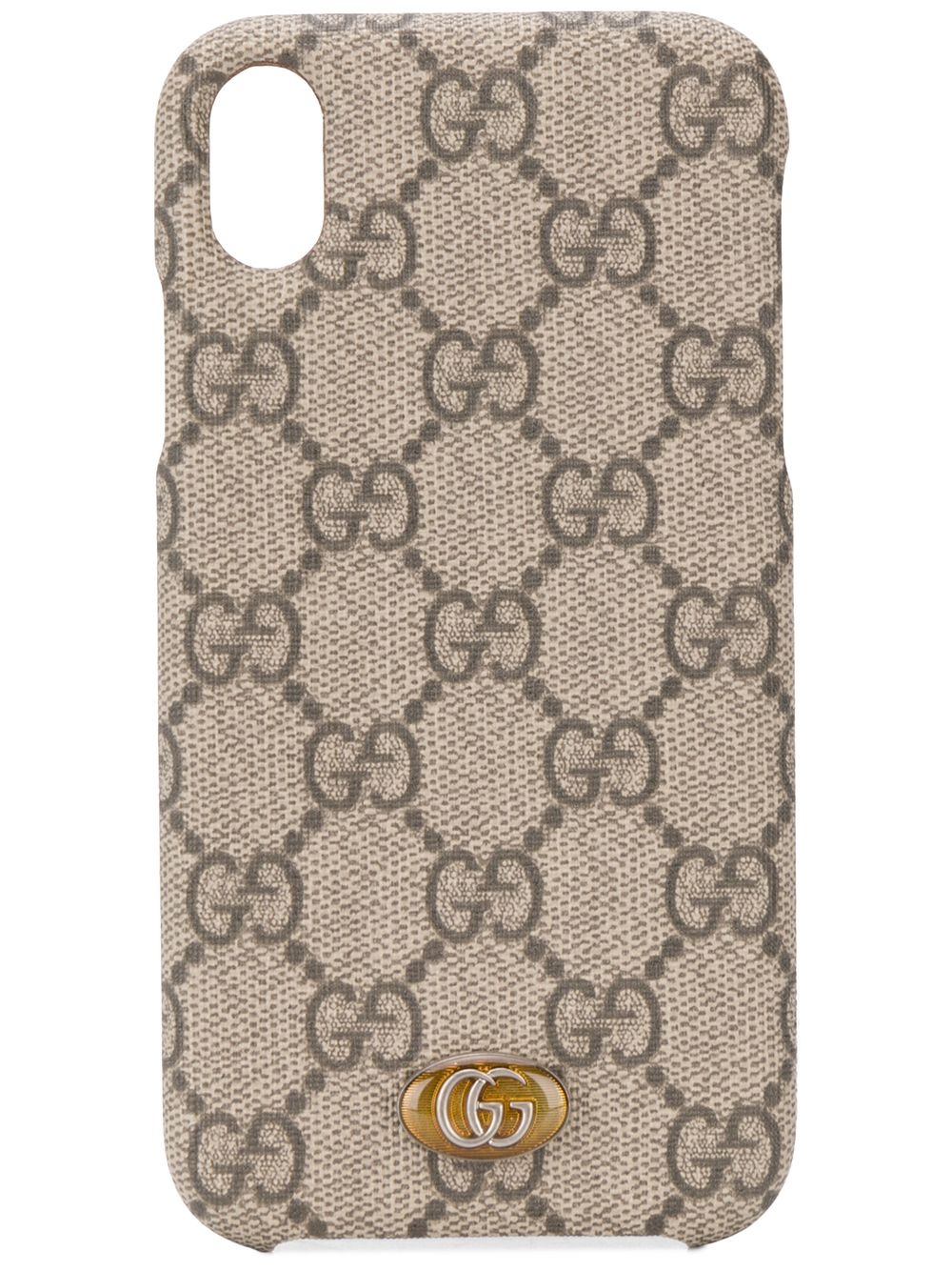 GG Supreme monogram iPhone XR case - 1