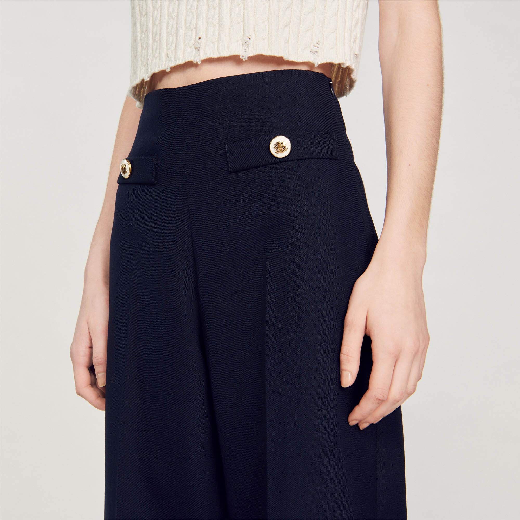 WIDE-LEG TROUSERS - 4