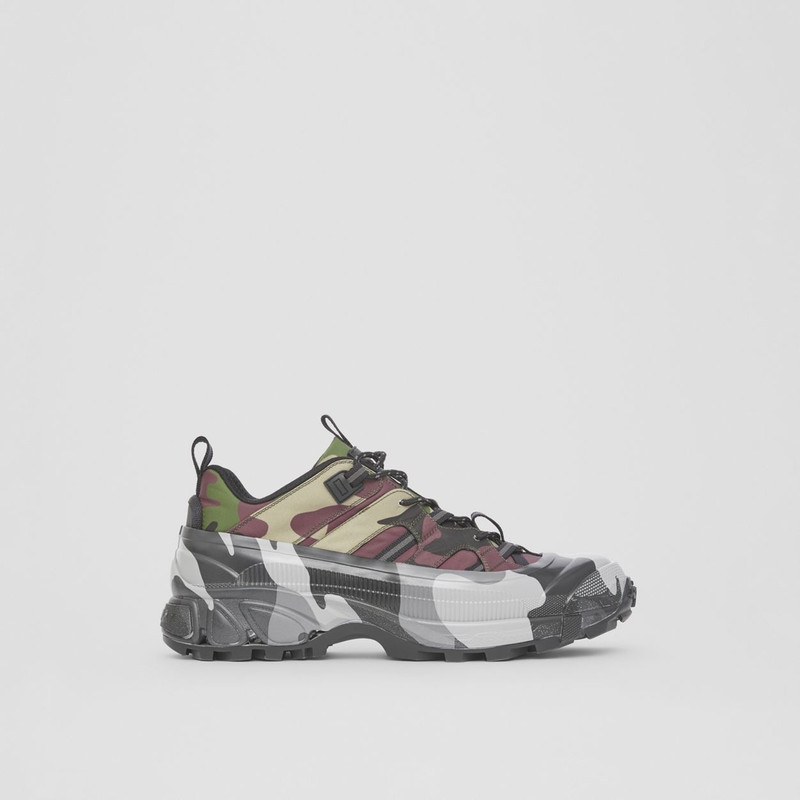 Camouflage Print Technical Arthur Sneakers - 1