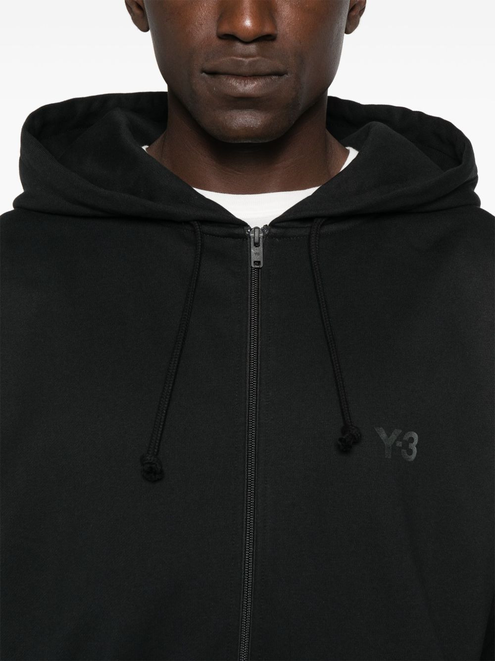 zip-up logo-detail hoodie - 5