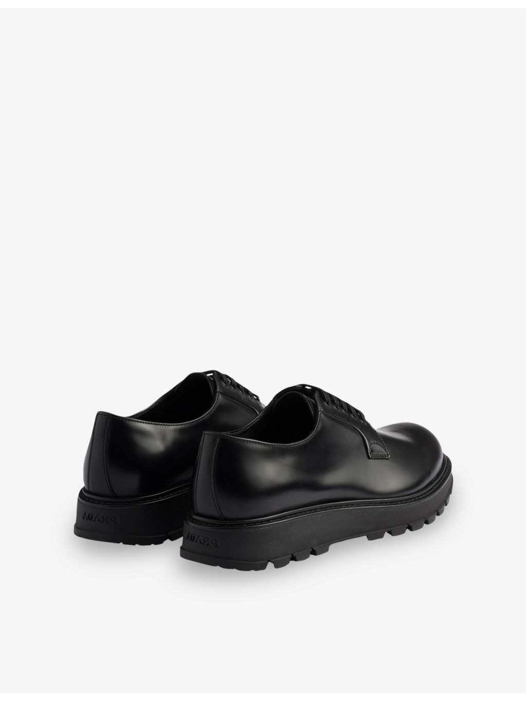 Lug-Sole Leather Derby Shoes - 5