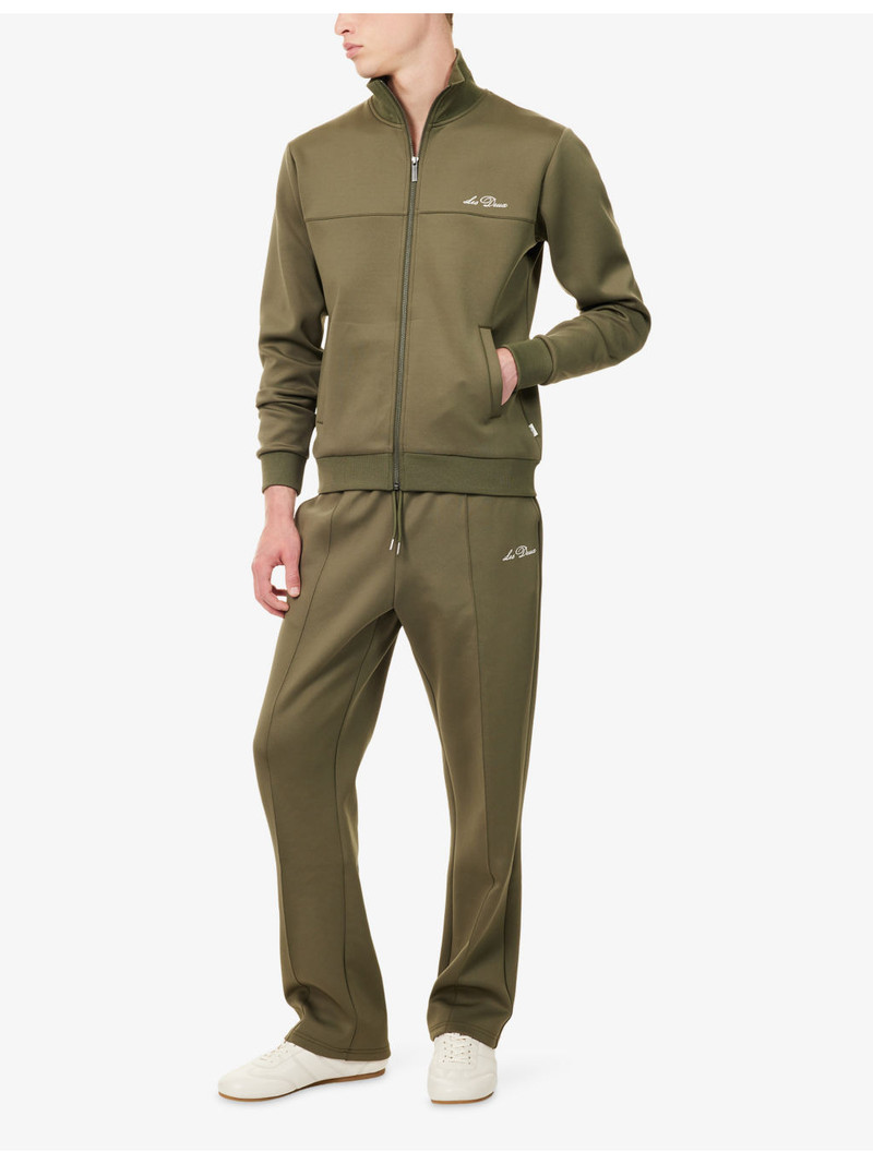 Les Deux Signature Brand-Embroidered Woven Track Joggers outlook