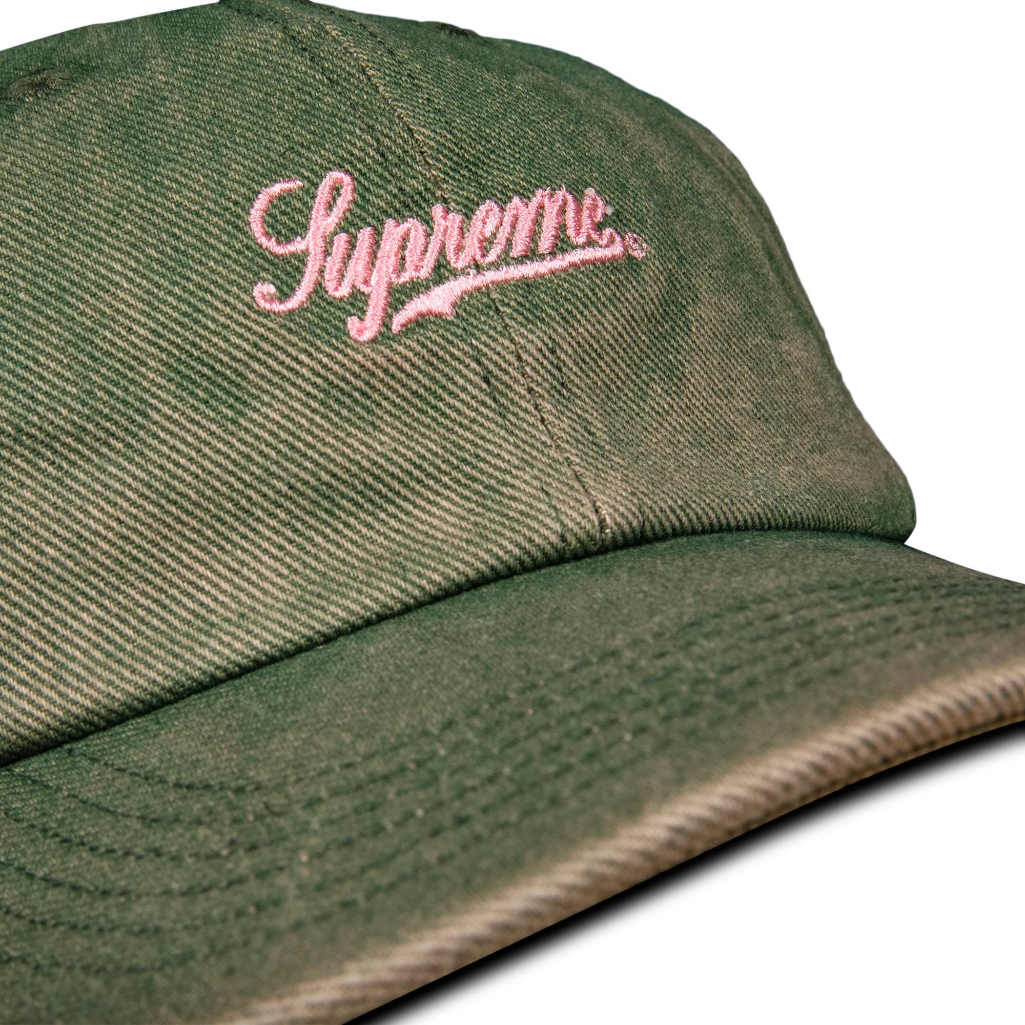 Supreme Washed Twill 6-Panel 'Green' - 3