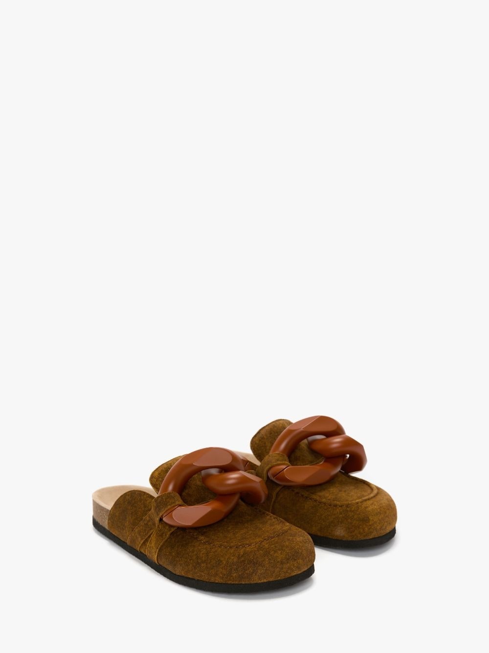 CHAIN LOAFER MULES - 2