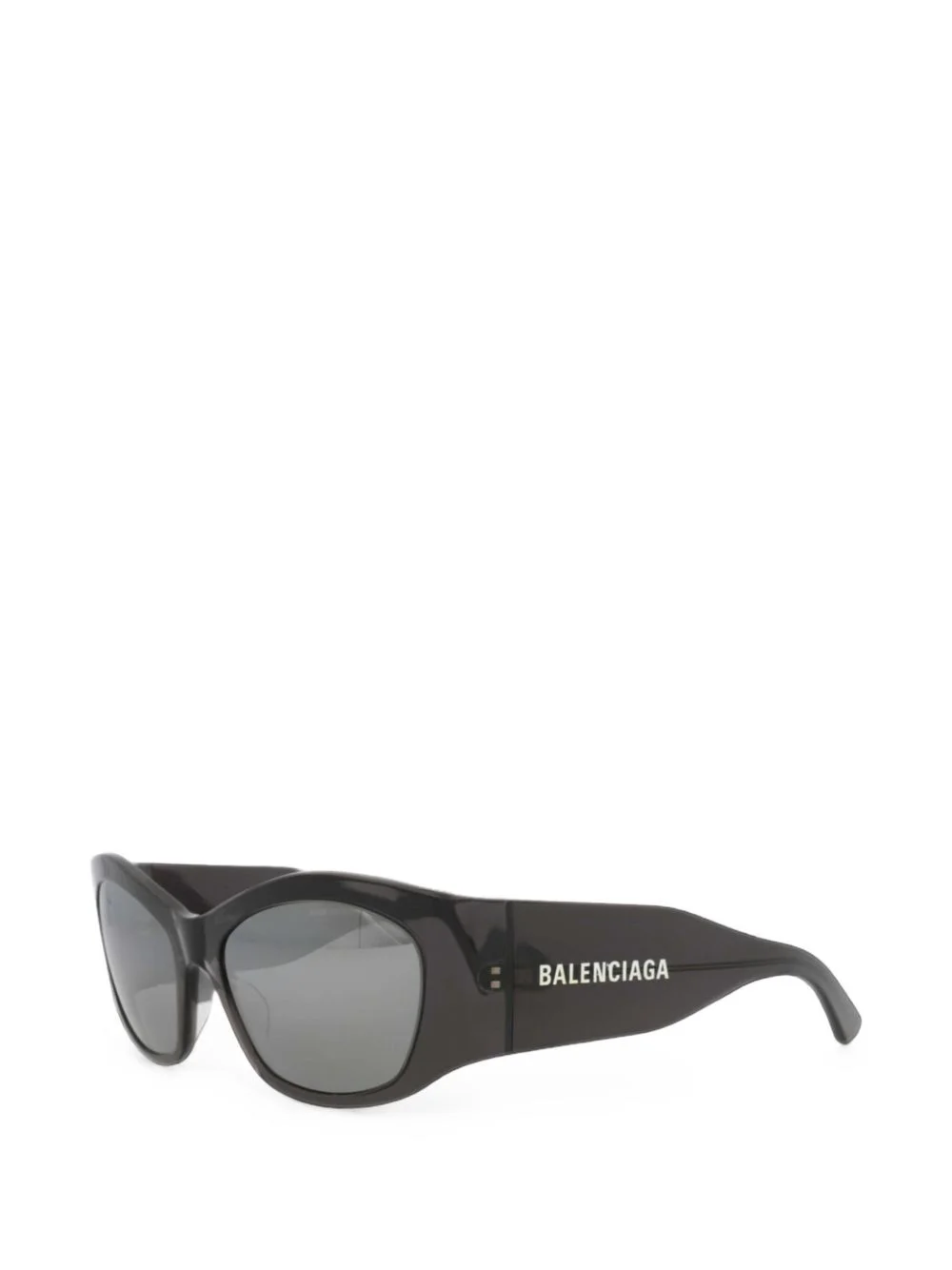 logo-print oversize sunglasses - 1
