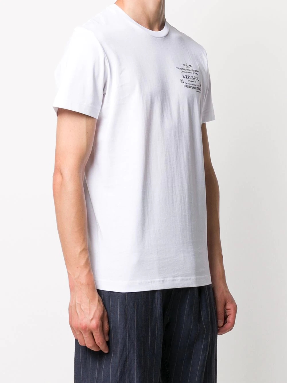 logo-print short-sleeve T-shirt - 3