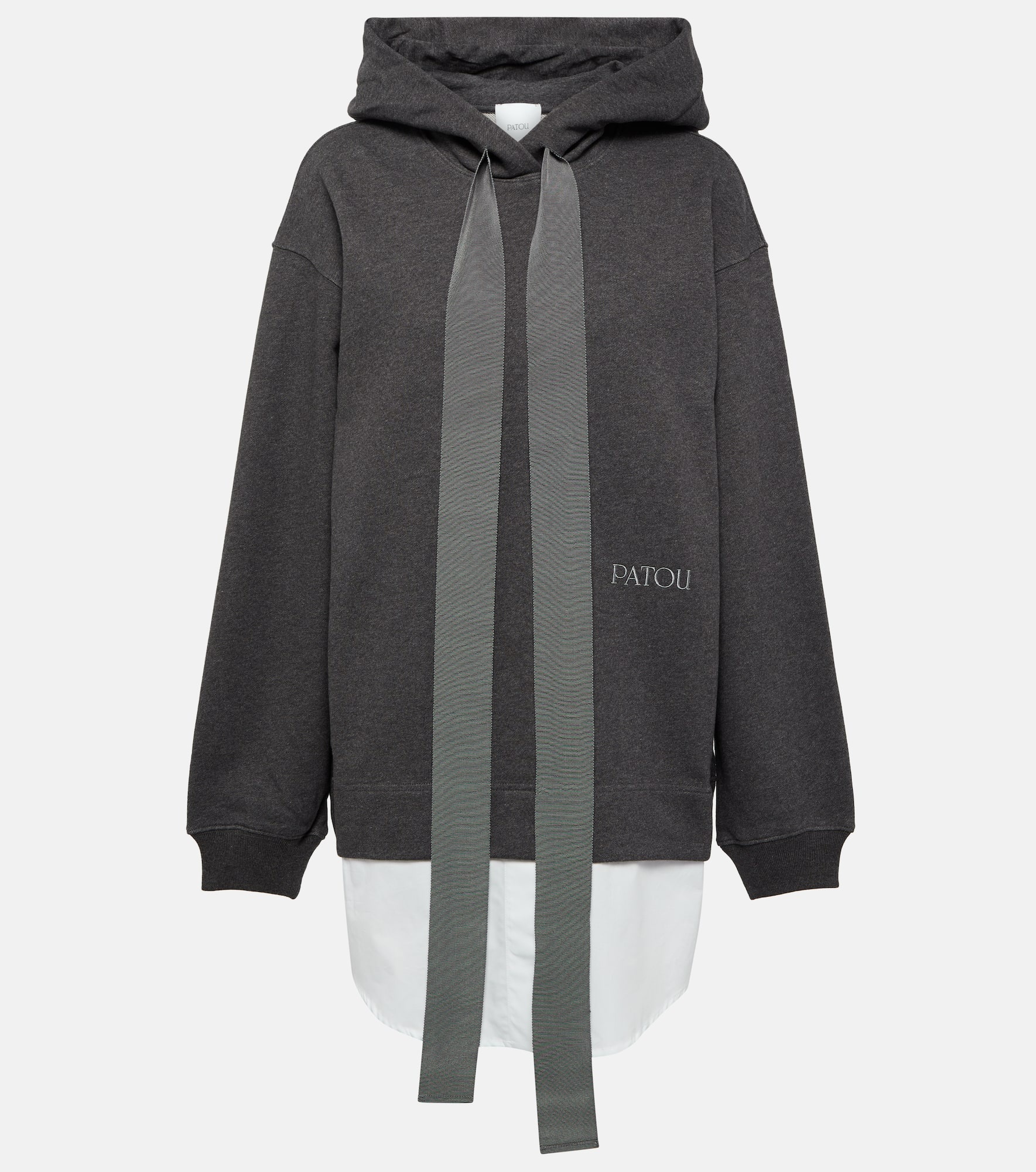 Oversized cotton hoodie - 1