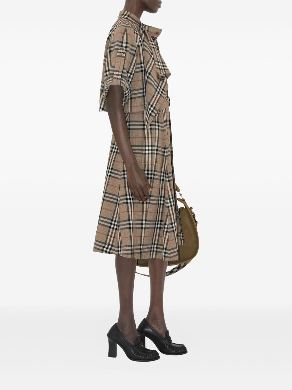 silk-blend dress - 4