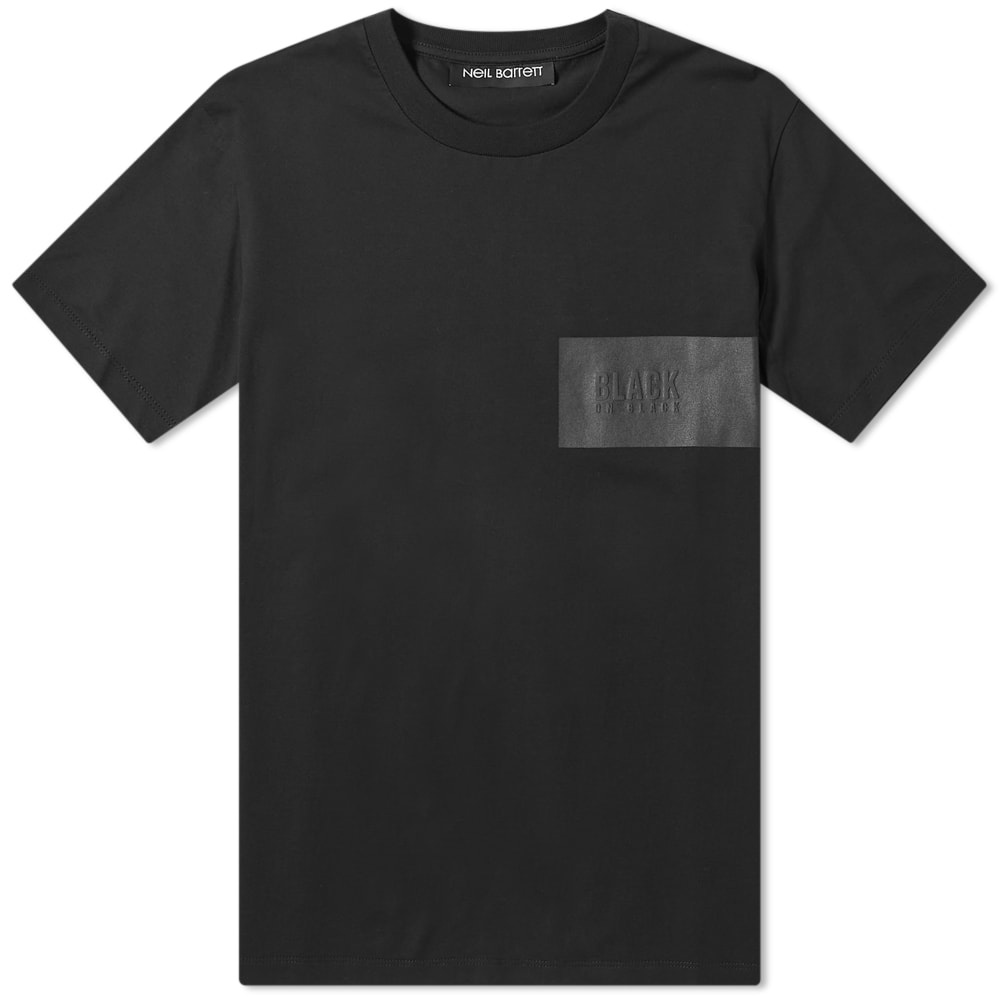 Neil Barrett Black On Black Tee - 1