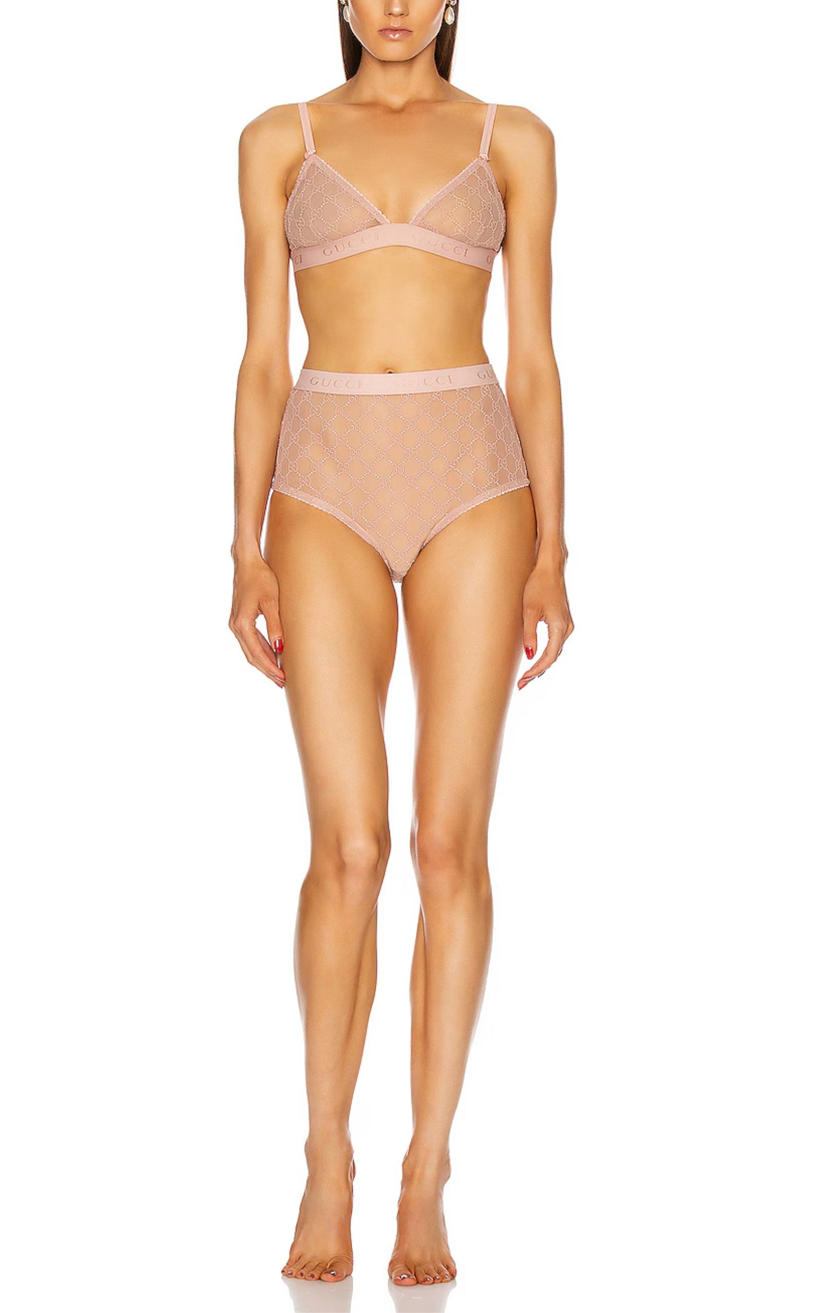 GG Tulle Lingerie Set - 4