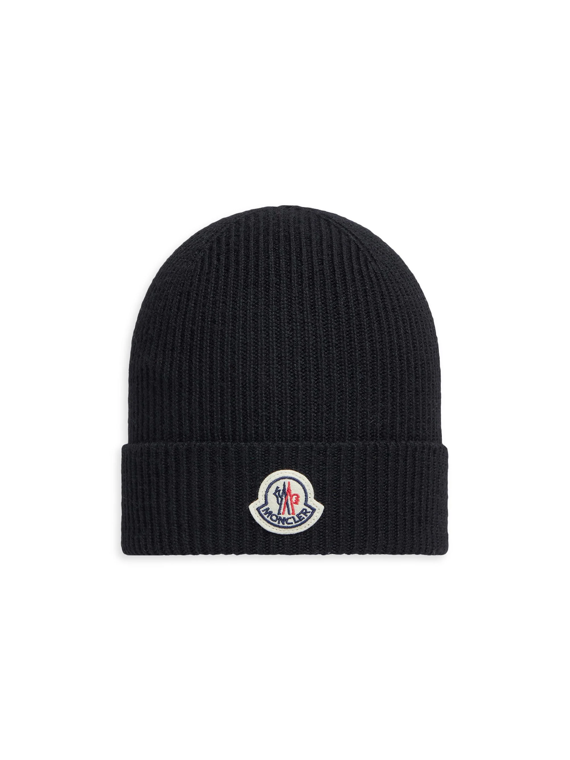 Unisex Beanie Hat in Wool - Black - 1