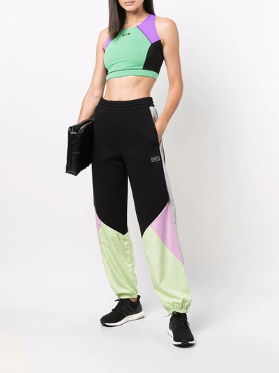 MSGM panelled sports bra-top outlook