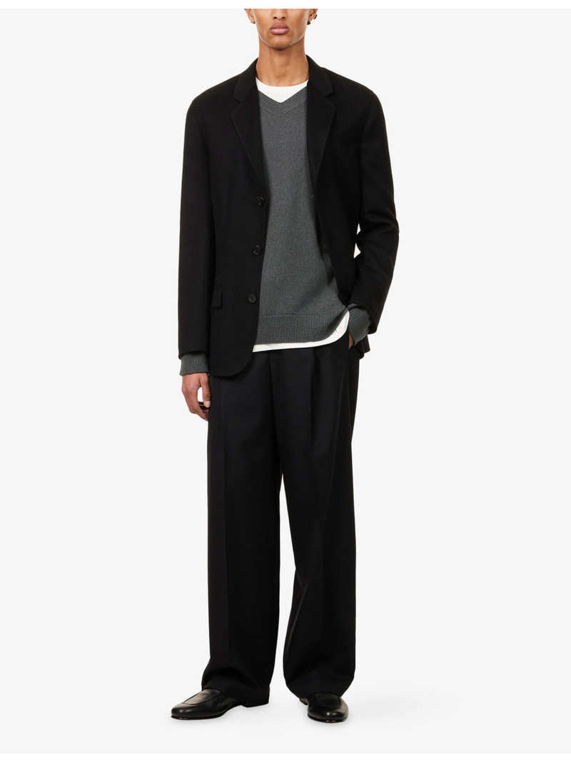 The Row Ravi Single-Breasted Wool Jacket outlook