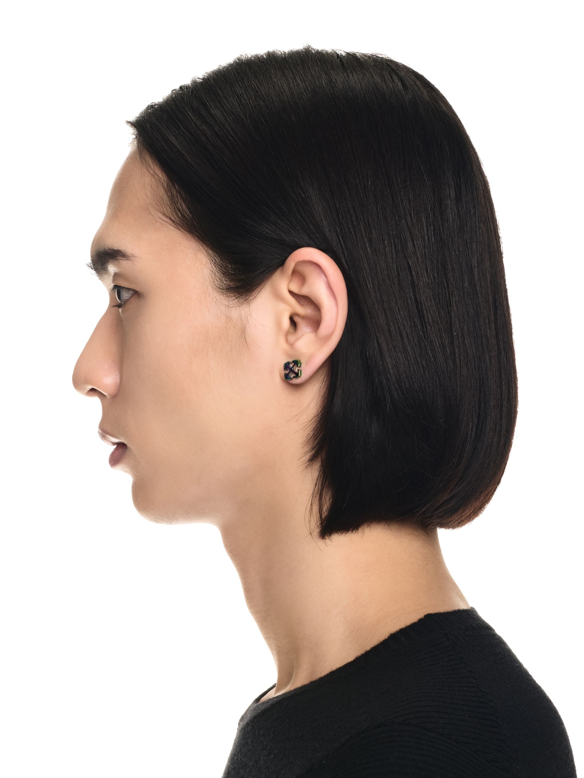 Iridescent Mini Arrow Earrings - 4