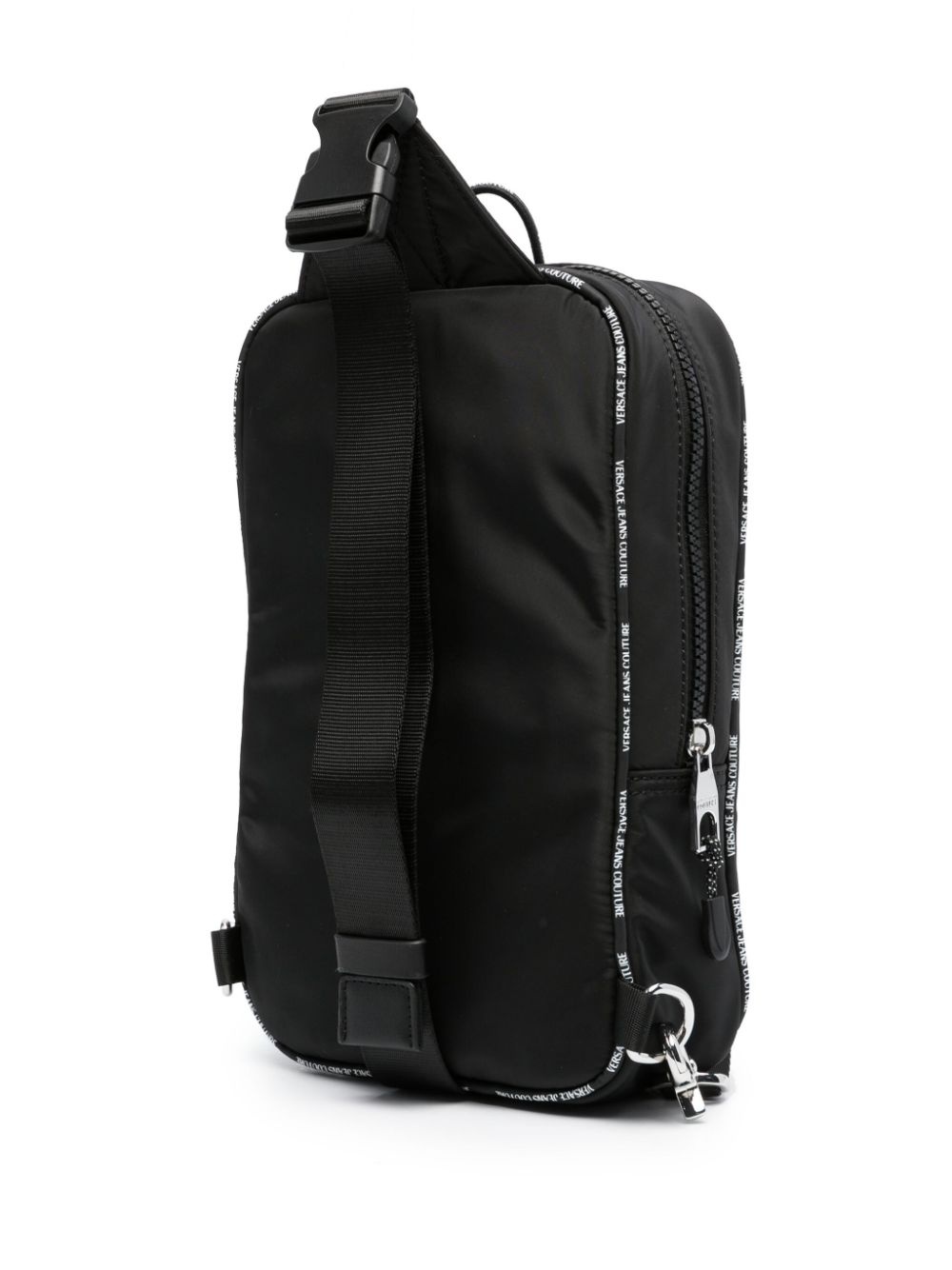 logo-print shoulder bag - 3