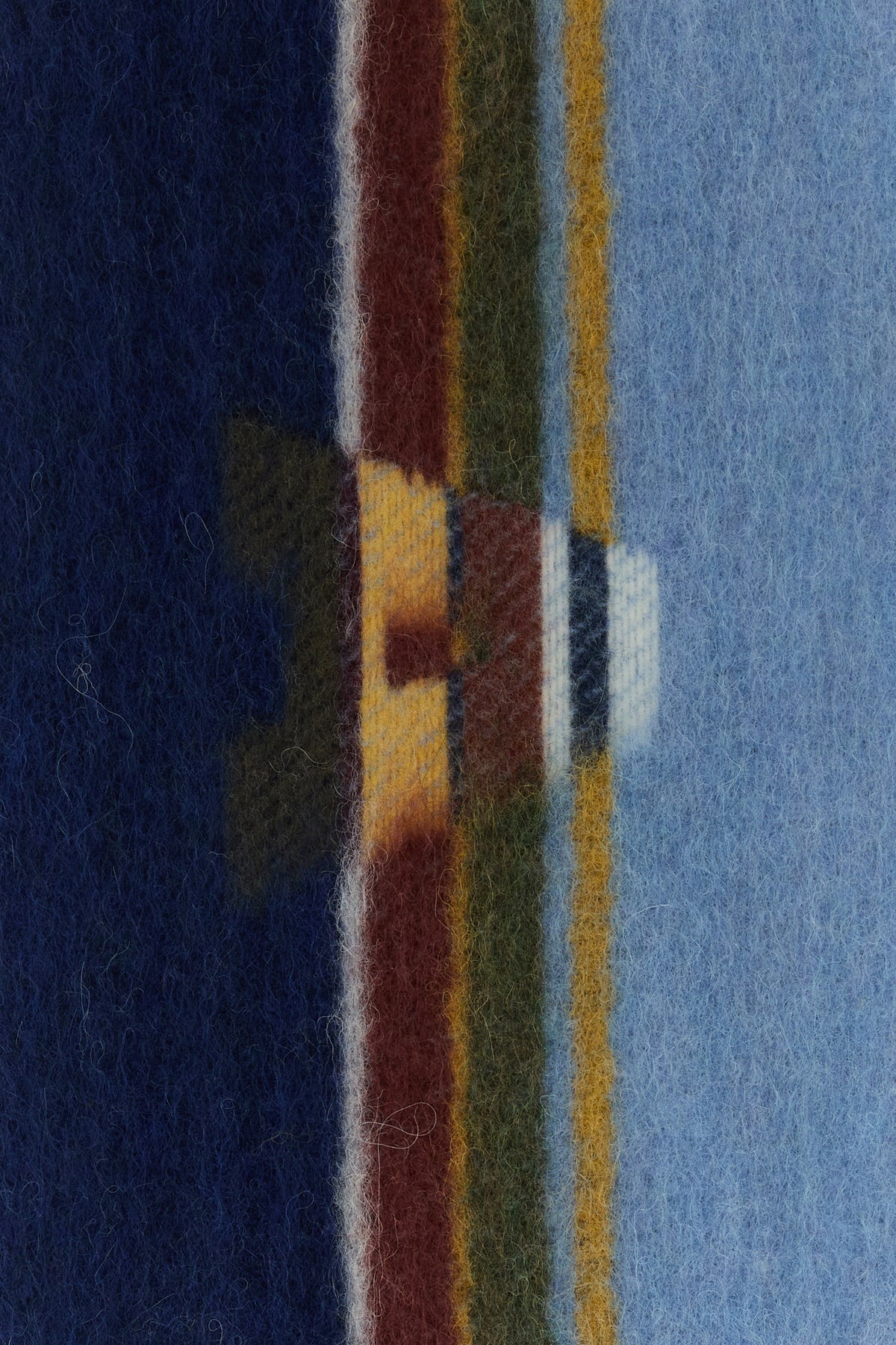 Multicolor mohair blend scarf - 3