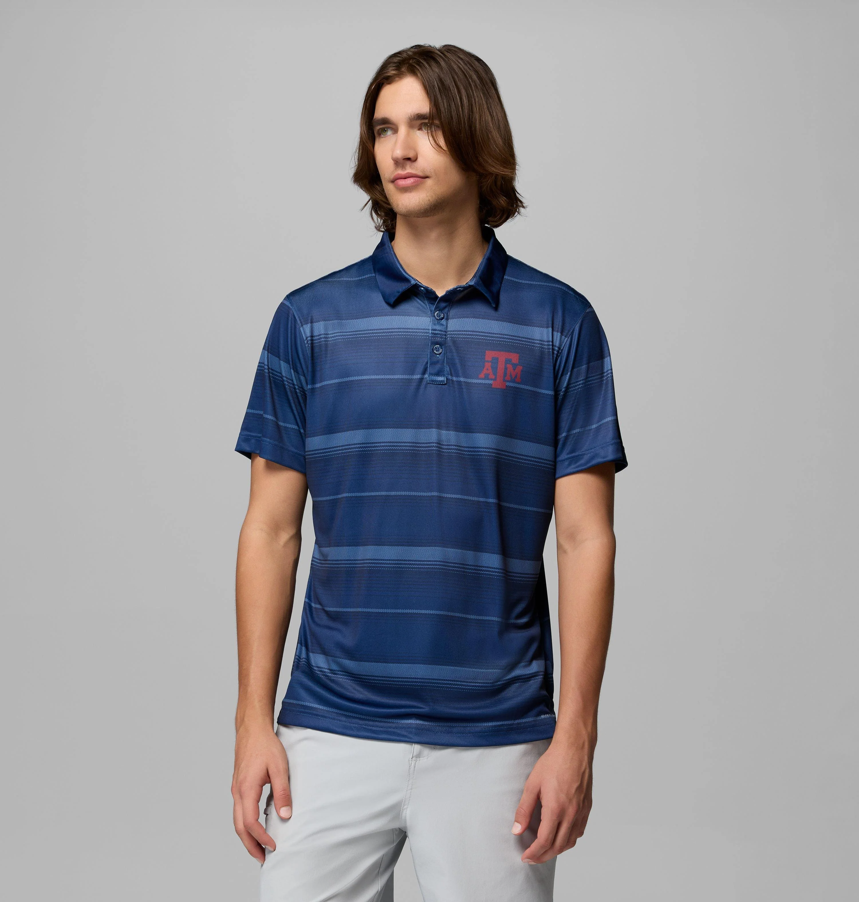 Men's Collegiate PFG Super Terminal Tackle Polo - Texas A&M - 1