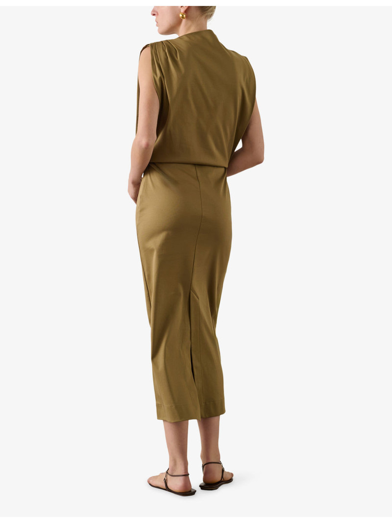 Gemma Sleeveless Cotton Midi Dress 4