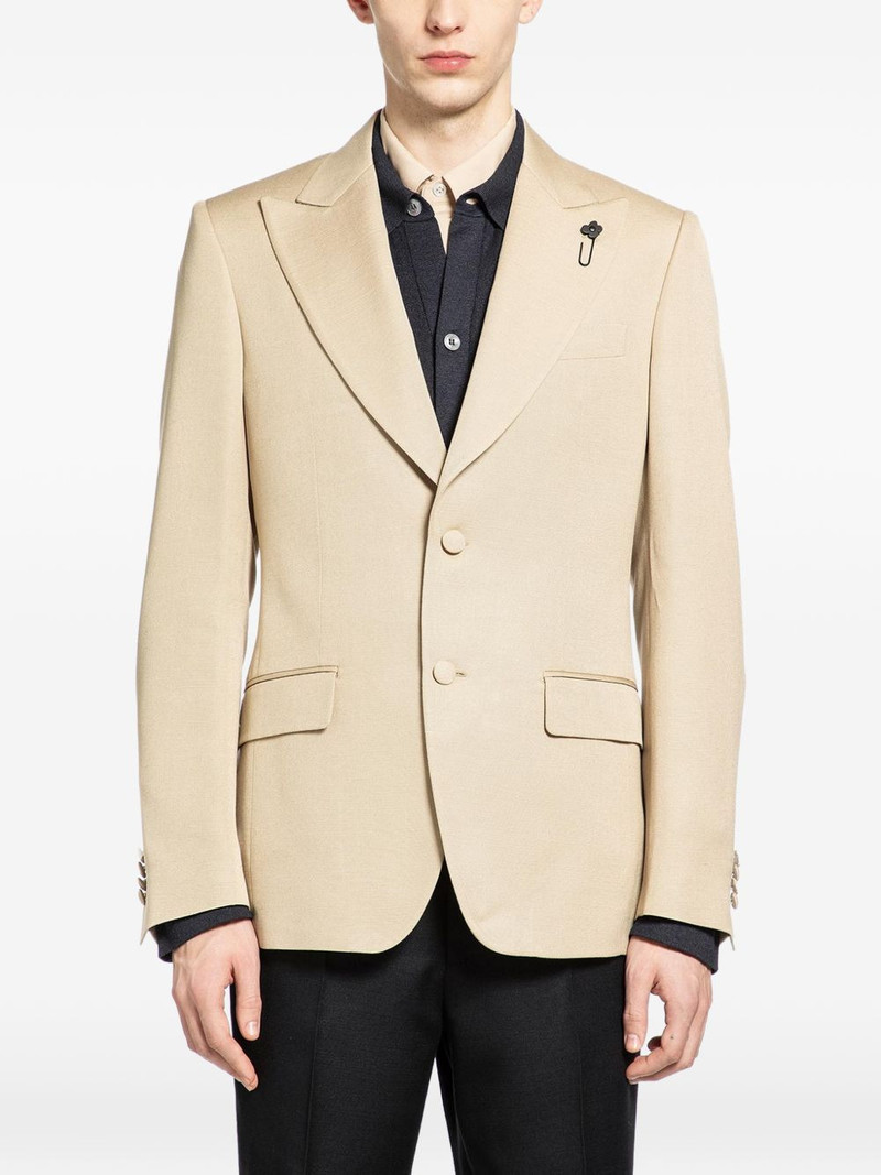 notched-lapel blazer 1