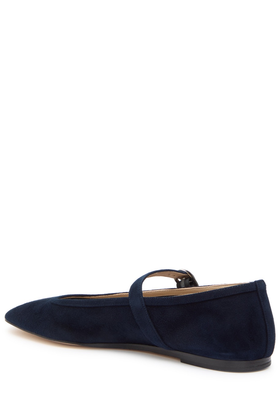 LE Monde Beryl Velvet Mary Jane Flats - 2