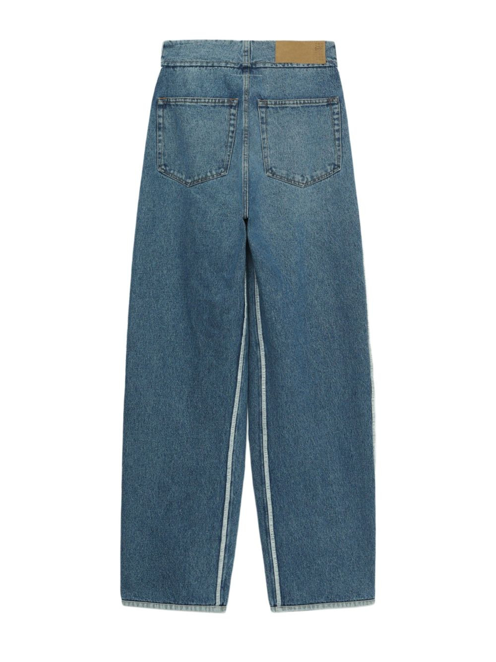 button-fastening jeans - 4