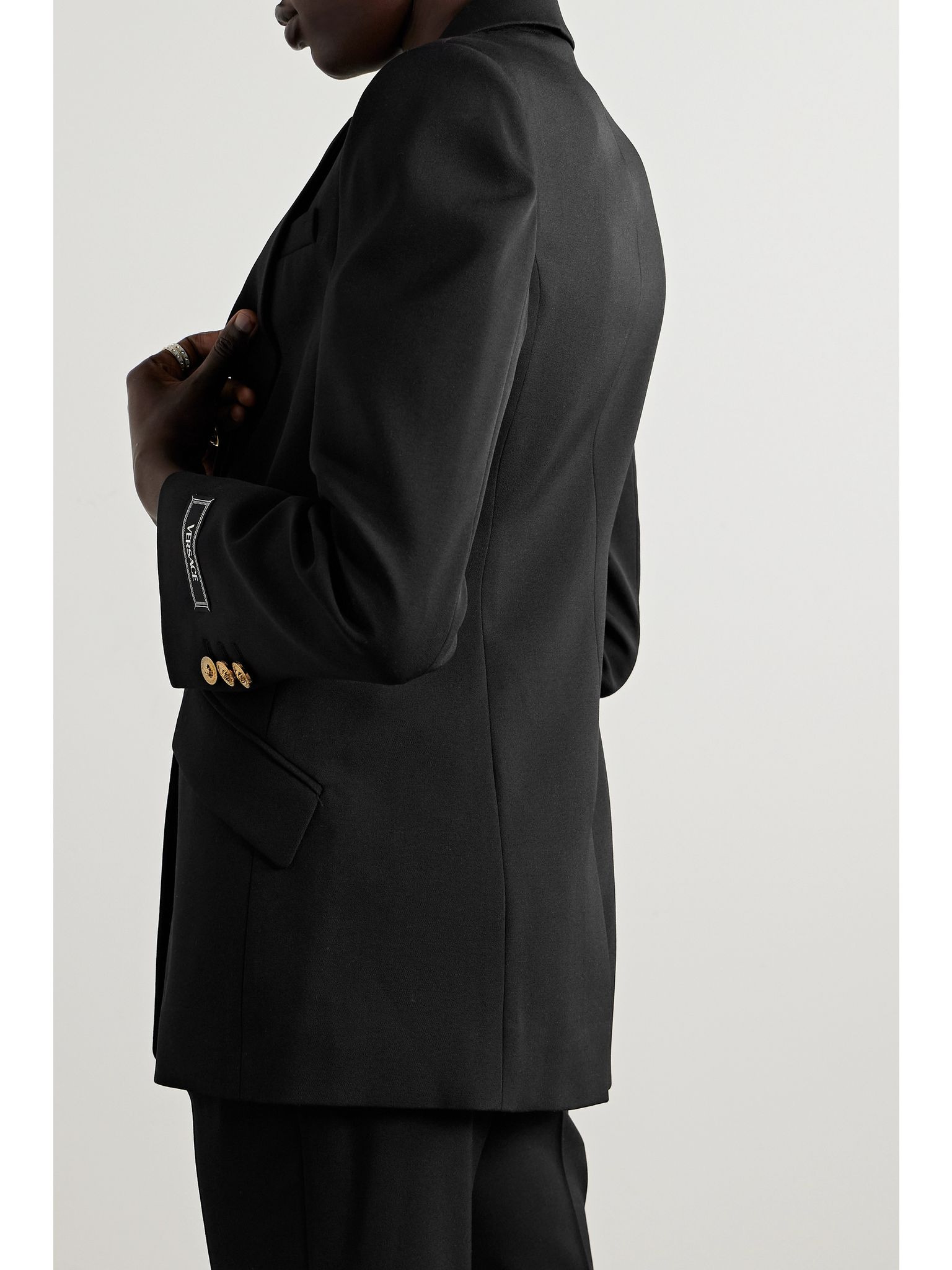 Icons wool-blend blazer Black - 3
