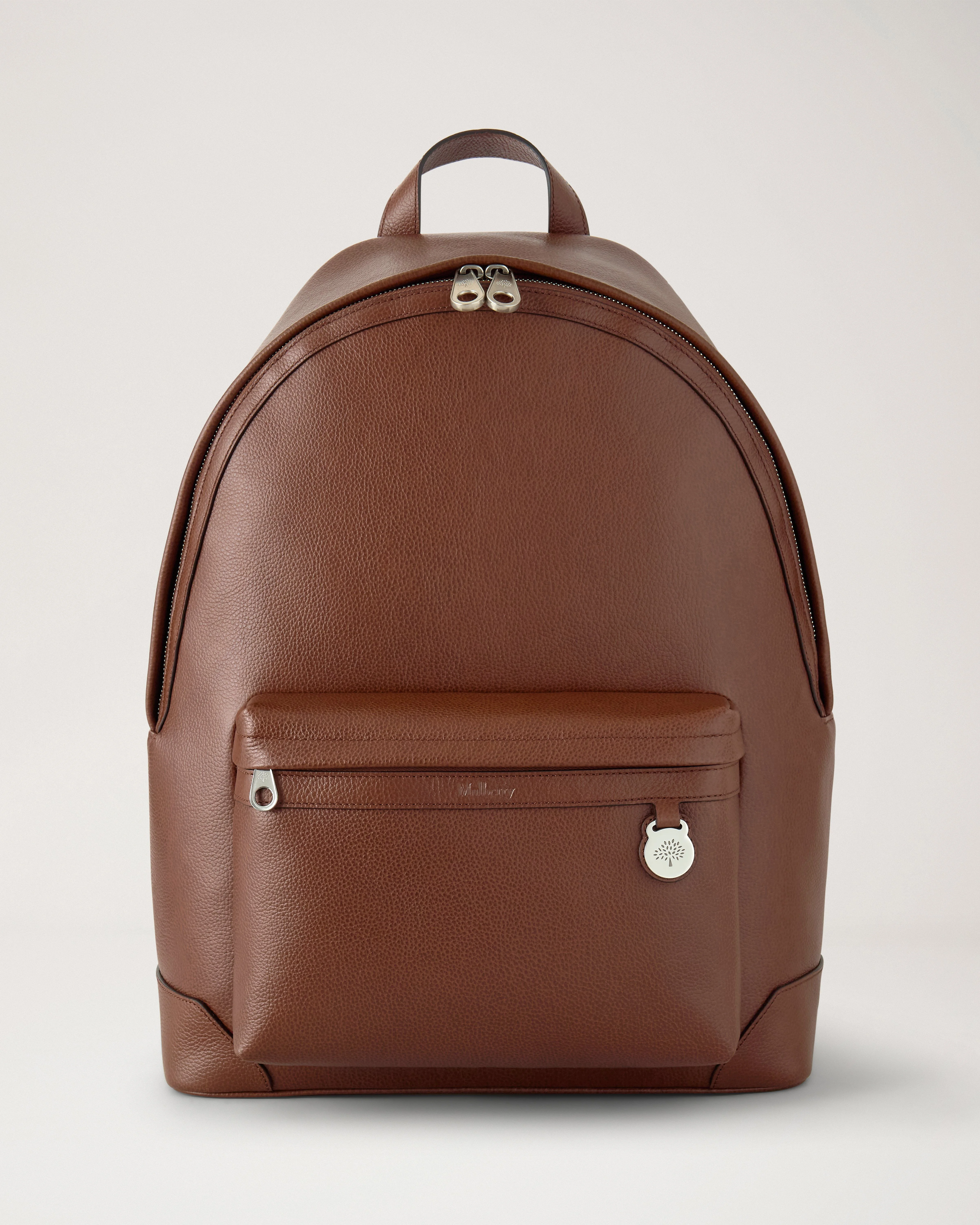 Heritage Zipped Backpack Oak Two-Tone Small Classic Grain - 1