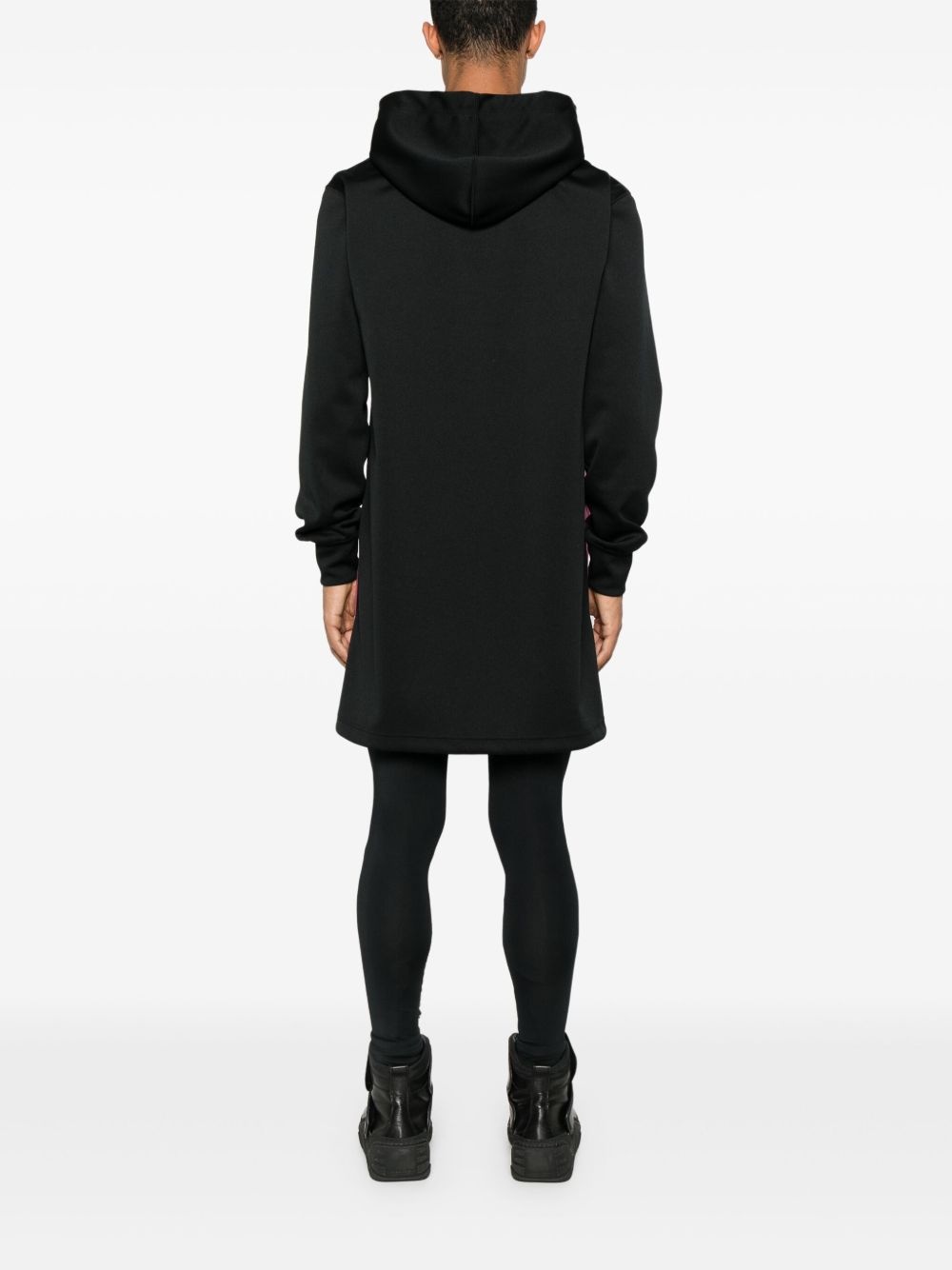 sheer-panel coat - 4