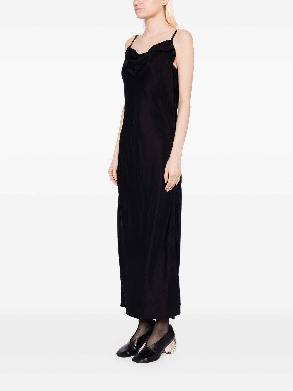 Drapery Neckline Slip dress - 3