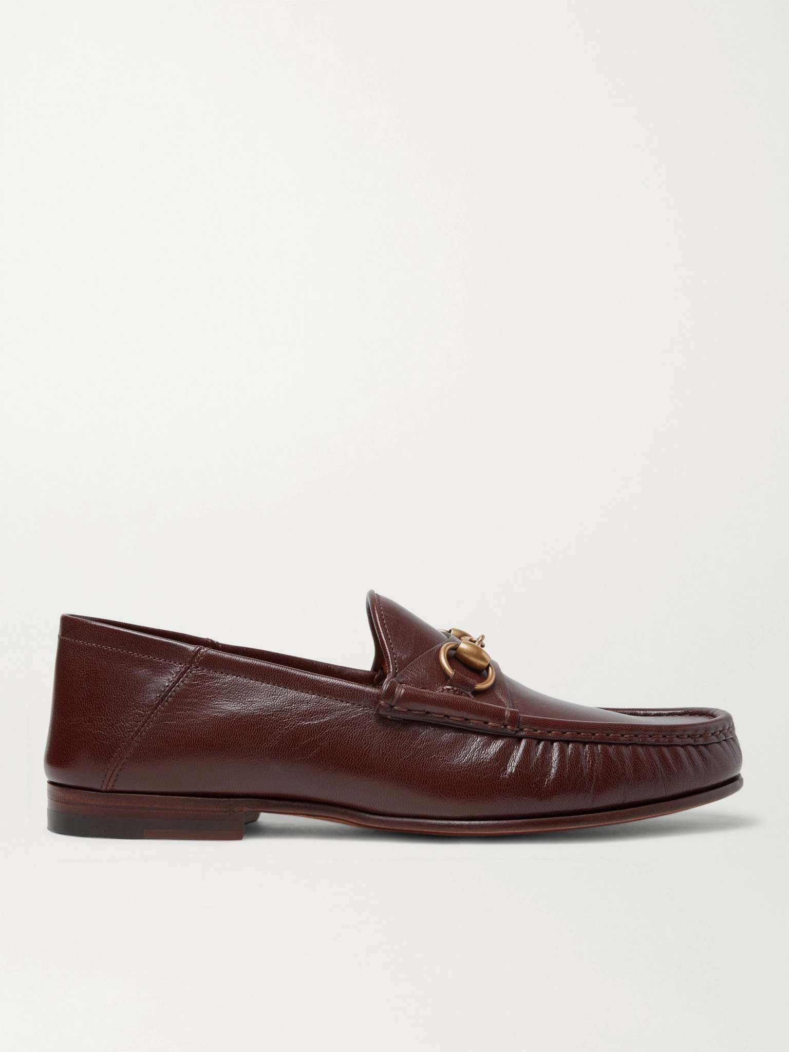 Easy Roos Horsebit Collapsible-Heel Leather Loafers - 1