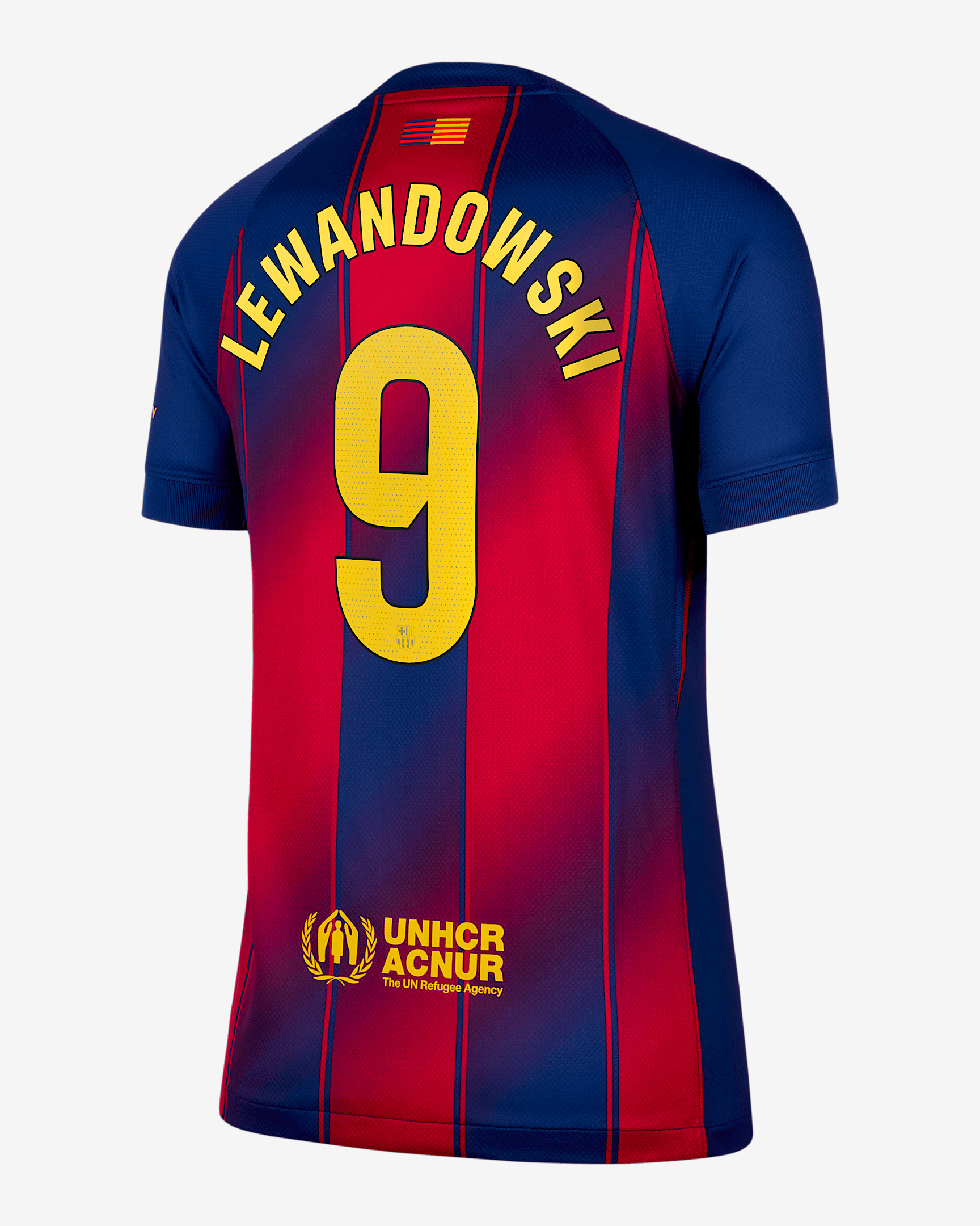 Robert Lewandowski Barcelona 2025/26 Stadium Home Women's Nike Dri-FIT Soccer Jersey - 2