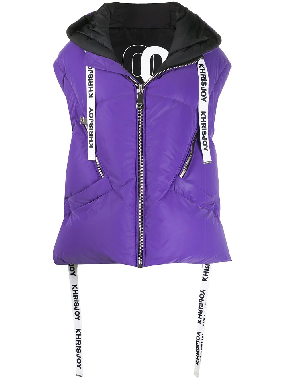 oversized hooded puffer jacket - 1