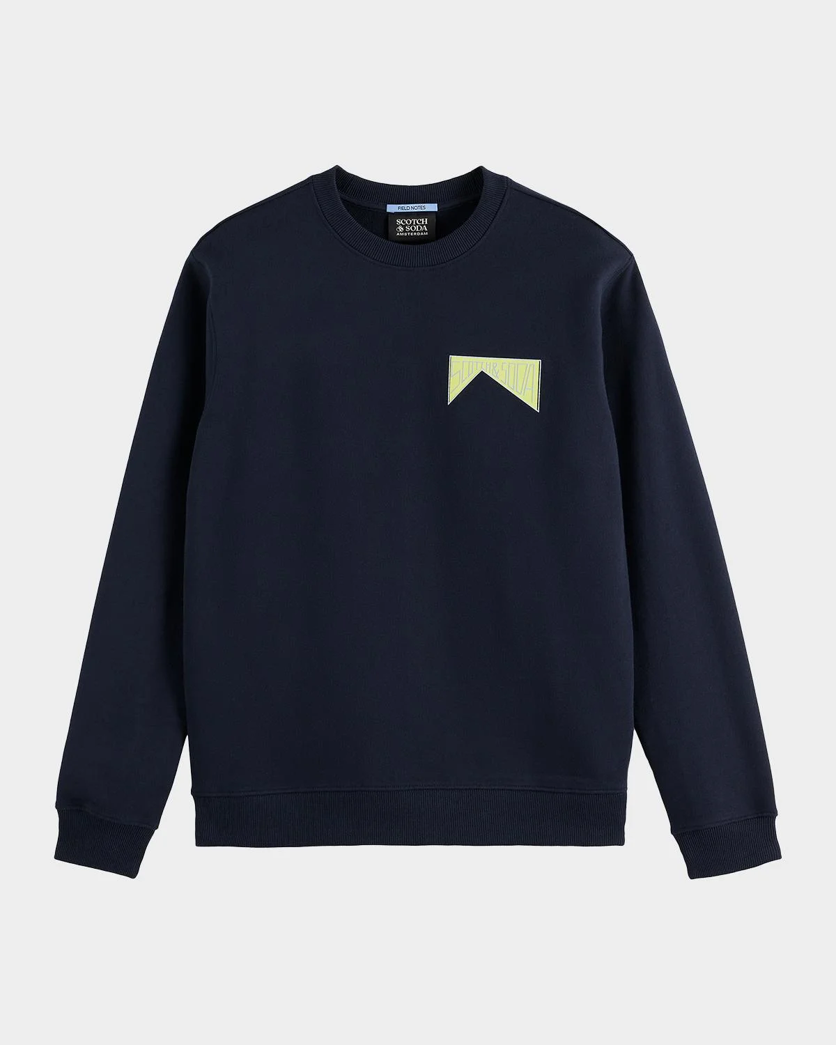 Men's Front and Back Artwork Cotton Sweatshirt - 1