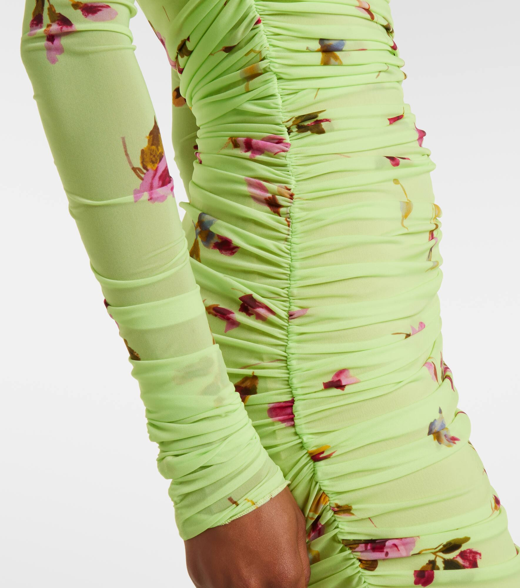 Floral jersey maxi dress - 6