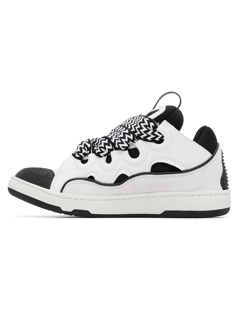 Lanvin White Curb Sneakers outlook