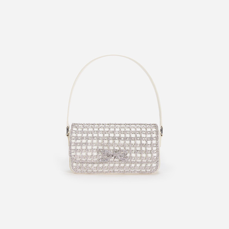 Champagne Crystal Baguette Bag 1