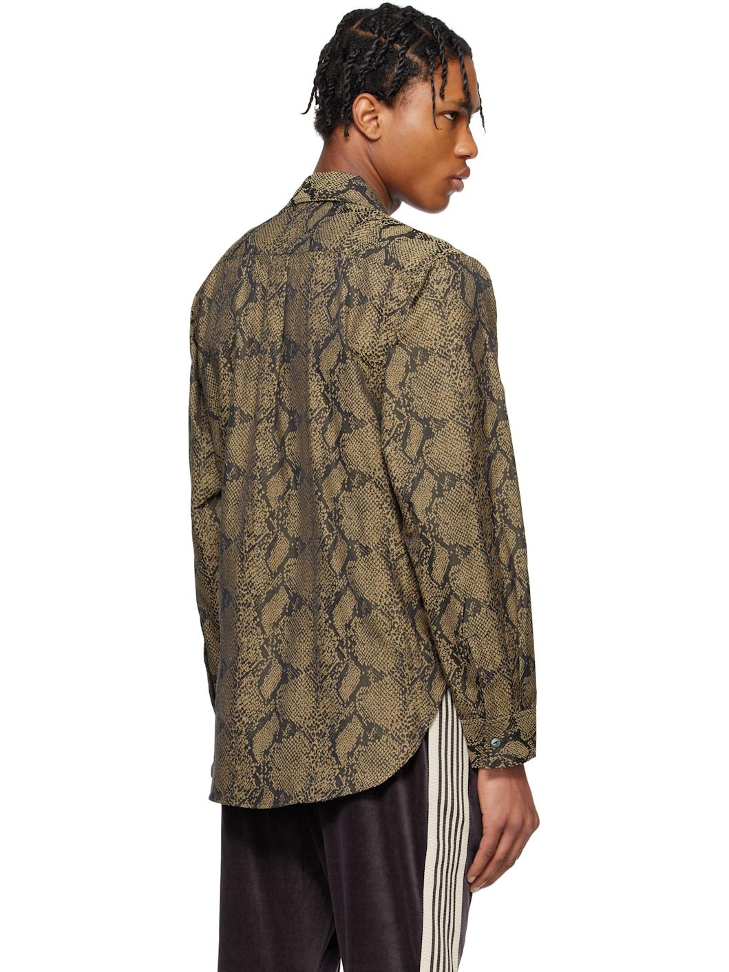 Brown One-Up Shirt - 3