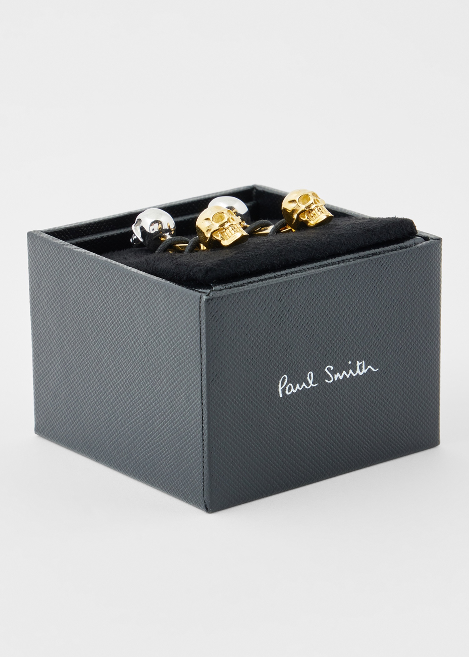 Mixed Metal Skull Cufflinks - 2