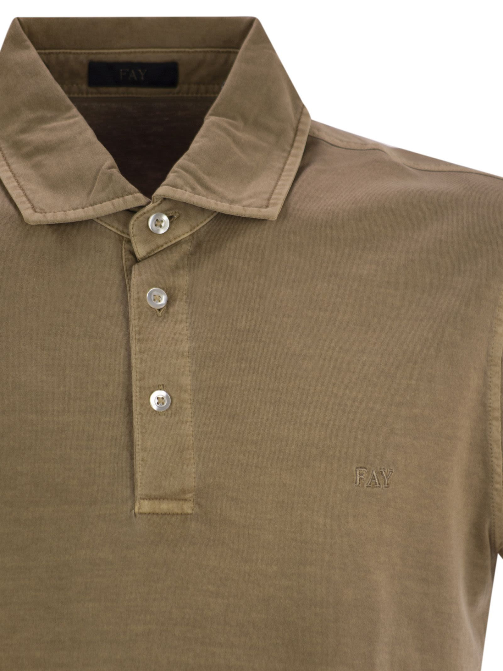 FAY - Fay Men Cotton Jersey Polo Shirt - 4