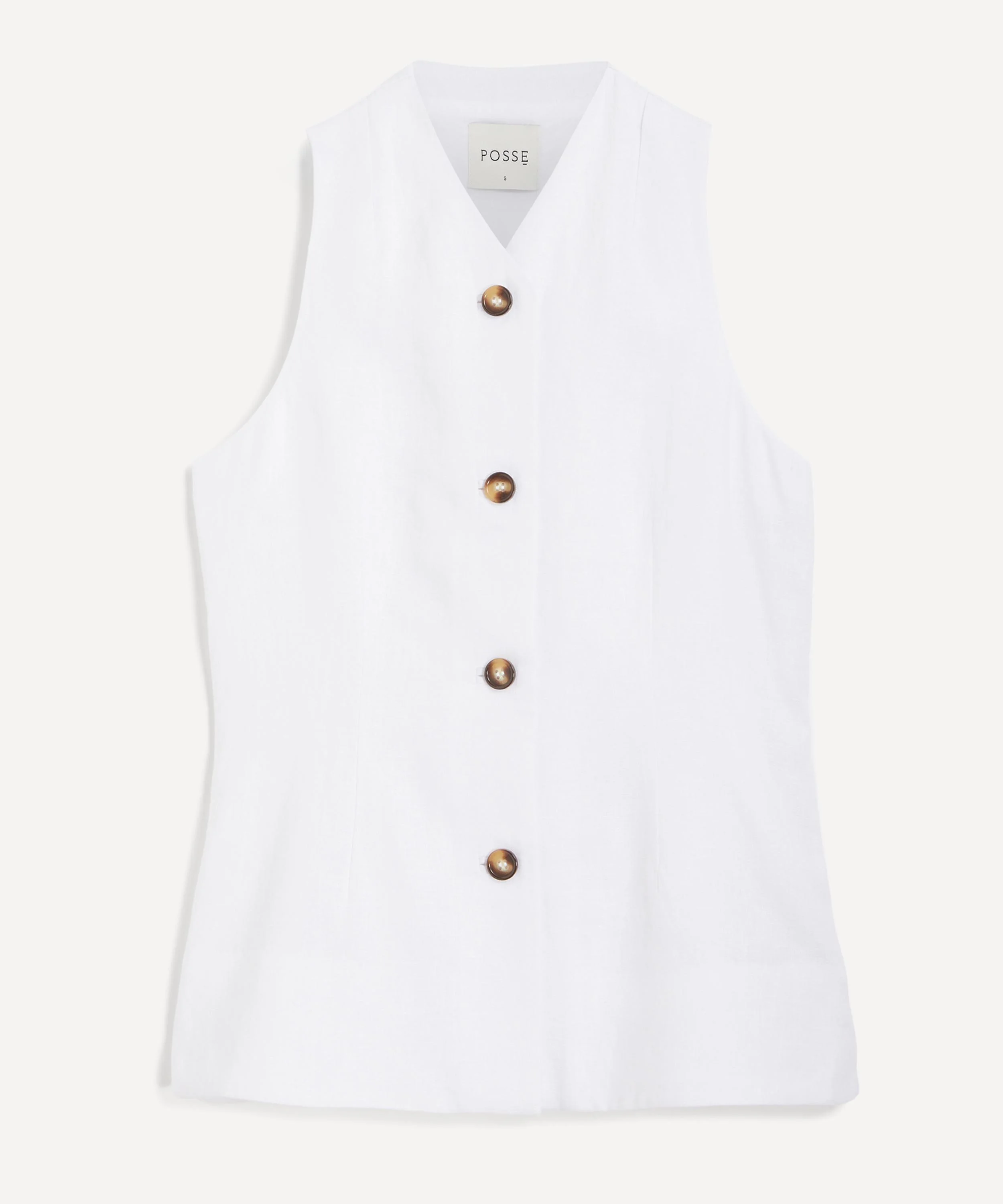 Dakota Linen Vest - 1