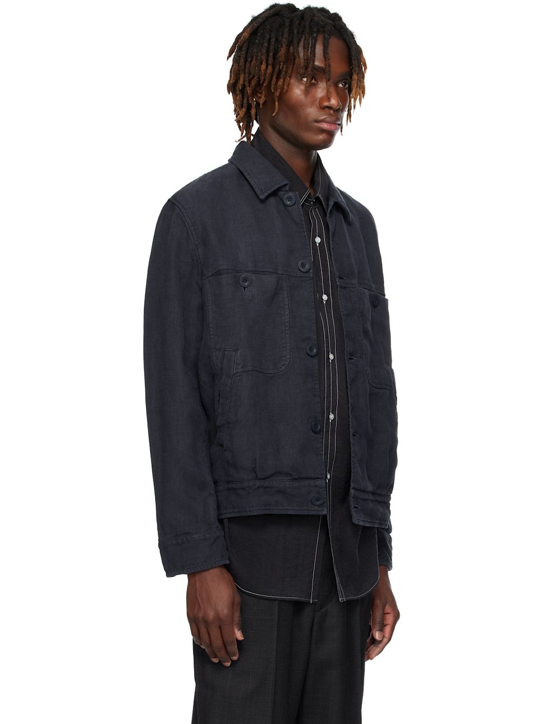 Navy Johnsen Jacket - 2